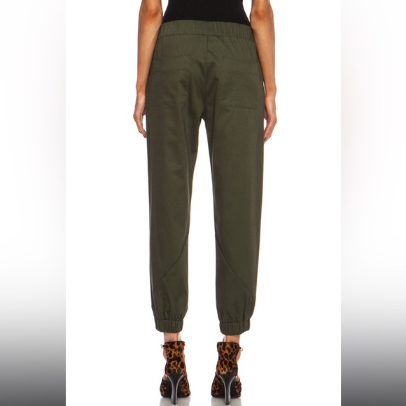 BAND OF OUTSIDERS Stretch Sateen Pant in Fatigue size 1 - Picture 3 of 11